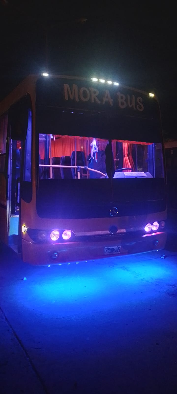Colectivo Mora Bus frontal